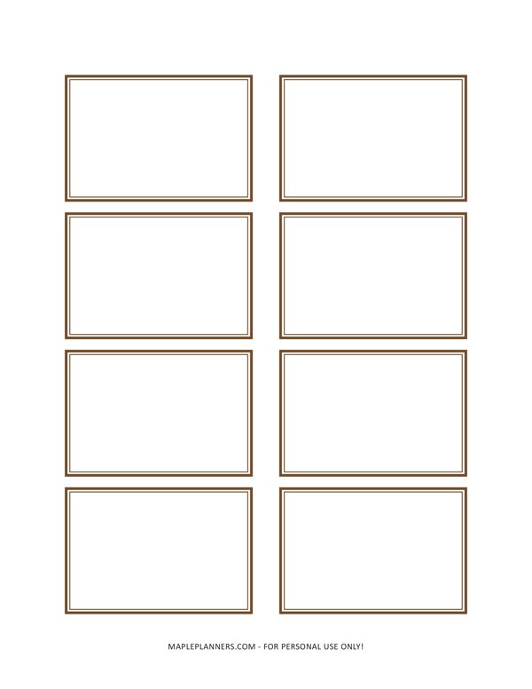 Thanksgiving Place Cards Minimalist #2