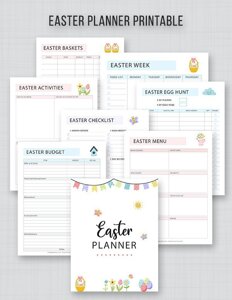 Easter Planner Binder