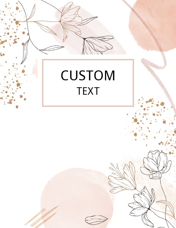 Cute Binder Cover Templates Cute Binder Cover Templates