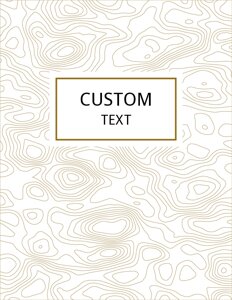 Line Contour Binder Cover {Editable}