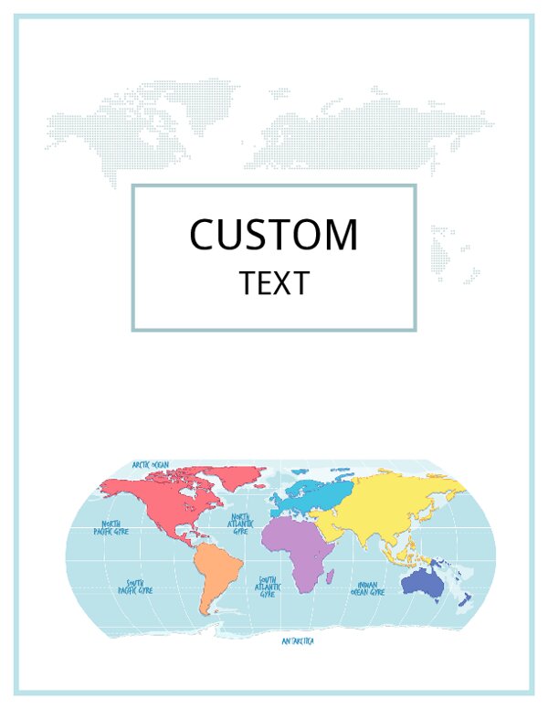 Geography Binder Cover {Editable}