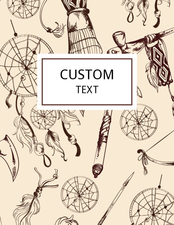 Editable History Planner Binder Cover Template