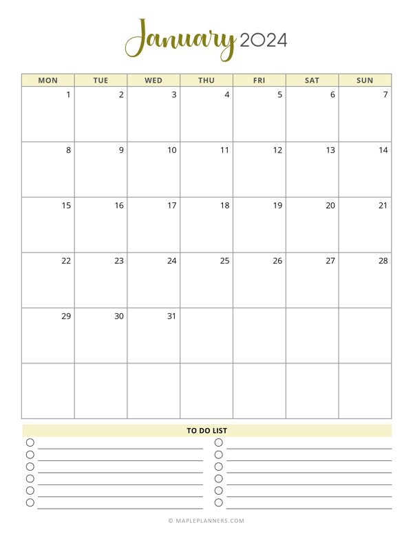 2024 November Calendars - Handy Calendars