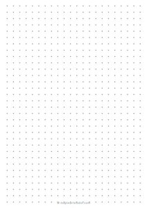 A5 Dotted Grid Graph Paper