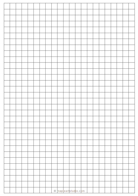 A5 Graph Grid Paper