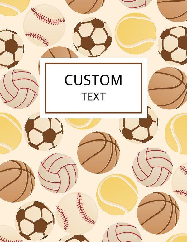 Football Binder Cover {Editable}