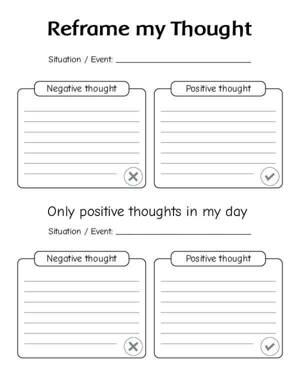 Reframe My Thoughts - Gratitude Journal