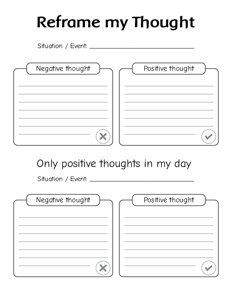 Reframe My Thoughts - Gratitude Journal