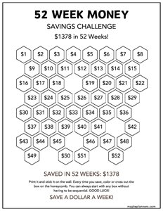 Save $1378 in 52 Weeks