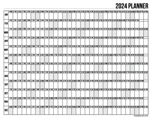 2024 Block Year Planner