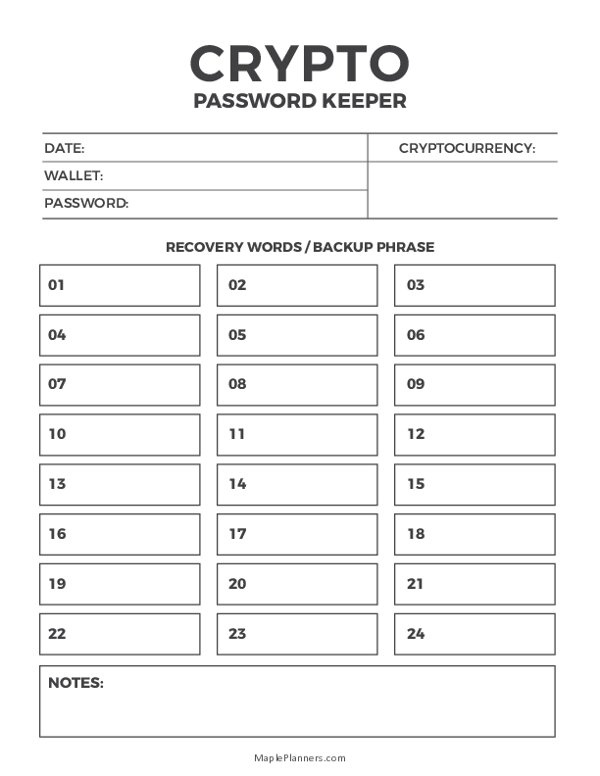 Crypto Password Keeper