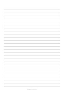 A4 Lined Paper Printable (1 cm)