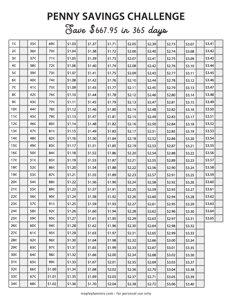 Penny Savings Challenge