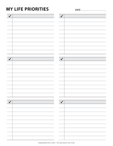 Categorized Priority To-Do List