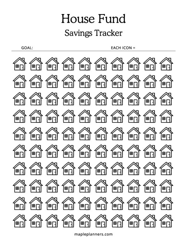 House Fund Savings Tracker