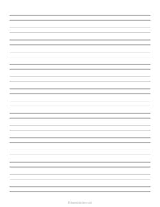1/4 Inch Double Lined Paper