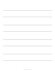 1 Inch Double Lined Paper