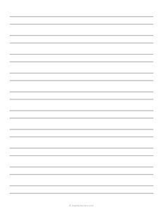 10 mm Double Lined Paper