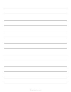 15 mm Double Lined Paper