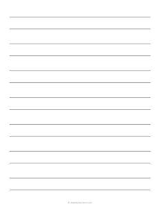 5/8 Inch Double Lined Paper