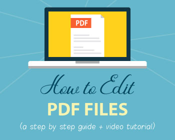 How to Edit PDF Files
