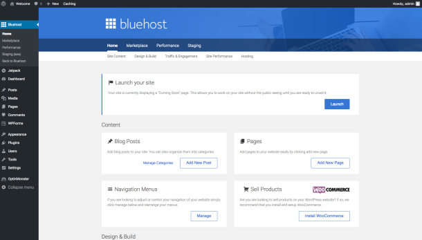 Check Domain on Bluehost