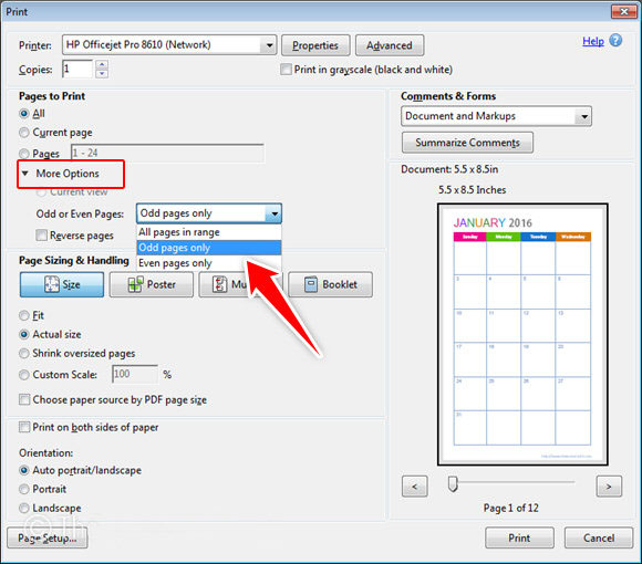 Half Size Weekly Planner Printing Tutorial