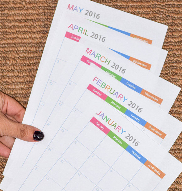 Half Size Printable Planner Printing Tutorial