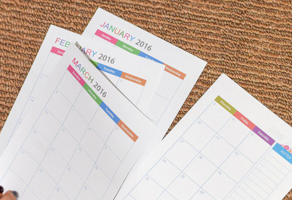 Half Size Printable Planner Printing Tutorial