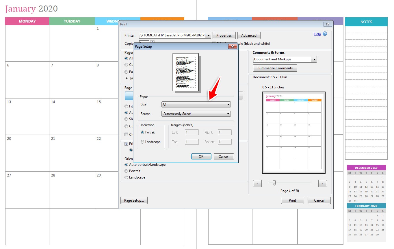 How to Change size from Letter How to change paper size from Letter Size to A4 Size Size to A4 Size Paper