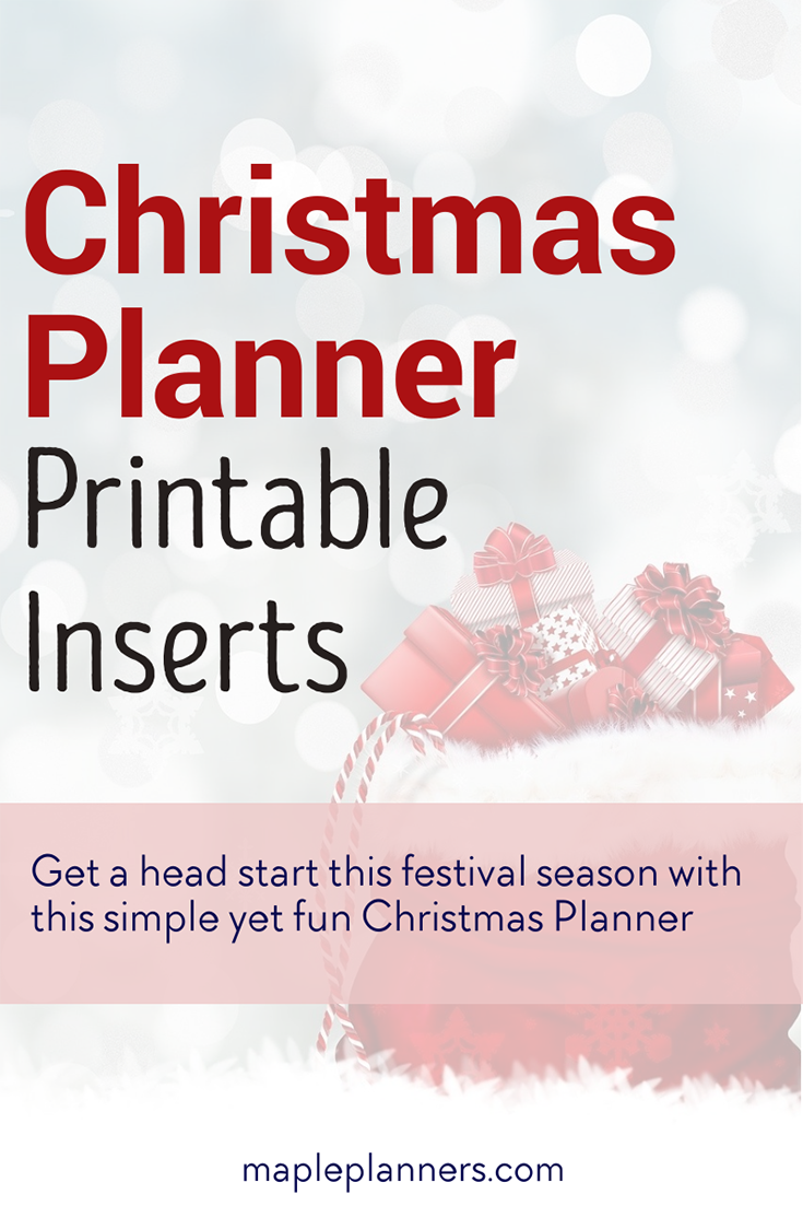 Organize and plan your Christmas Festivities