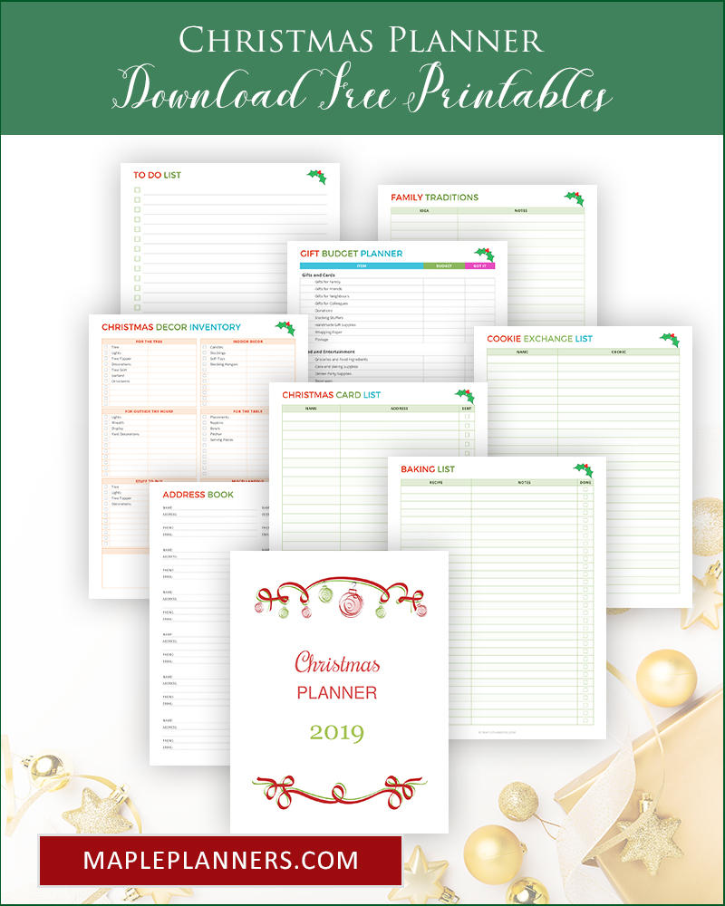 Christmas Planner 2019 Download - Christmas Planner 2019 1