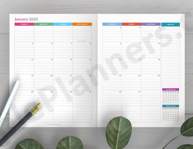 Monthly Planner 2020