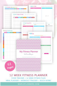Fitness Planner: Health and Weight Loss Journal