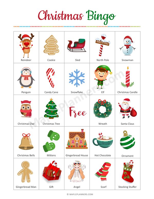 Christmas Bingo