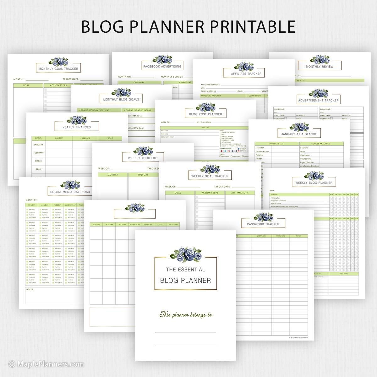 The Essential Blog Planner Bundle