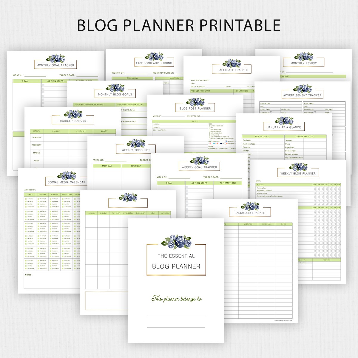 The Essential Blog Planner Bundle