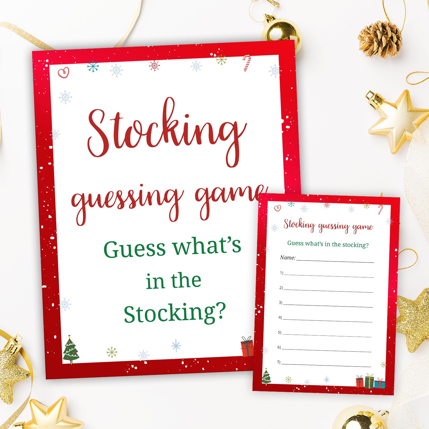 Christmas Bingo Game Printable Maple Planners