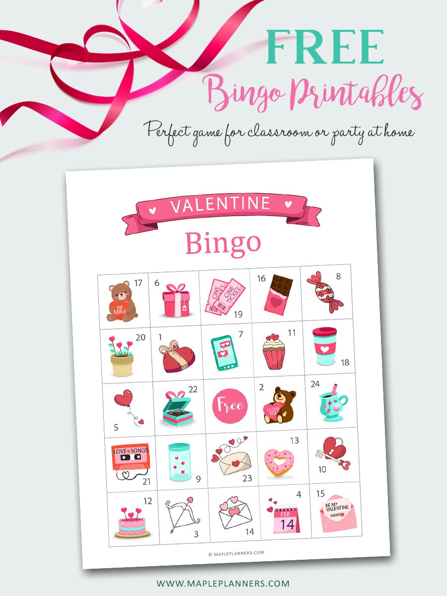 Valentines Day Bingo Printable