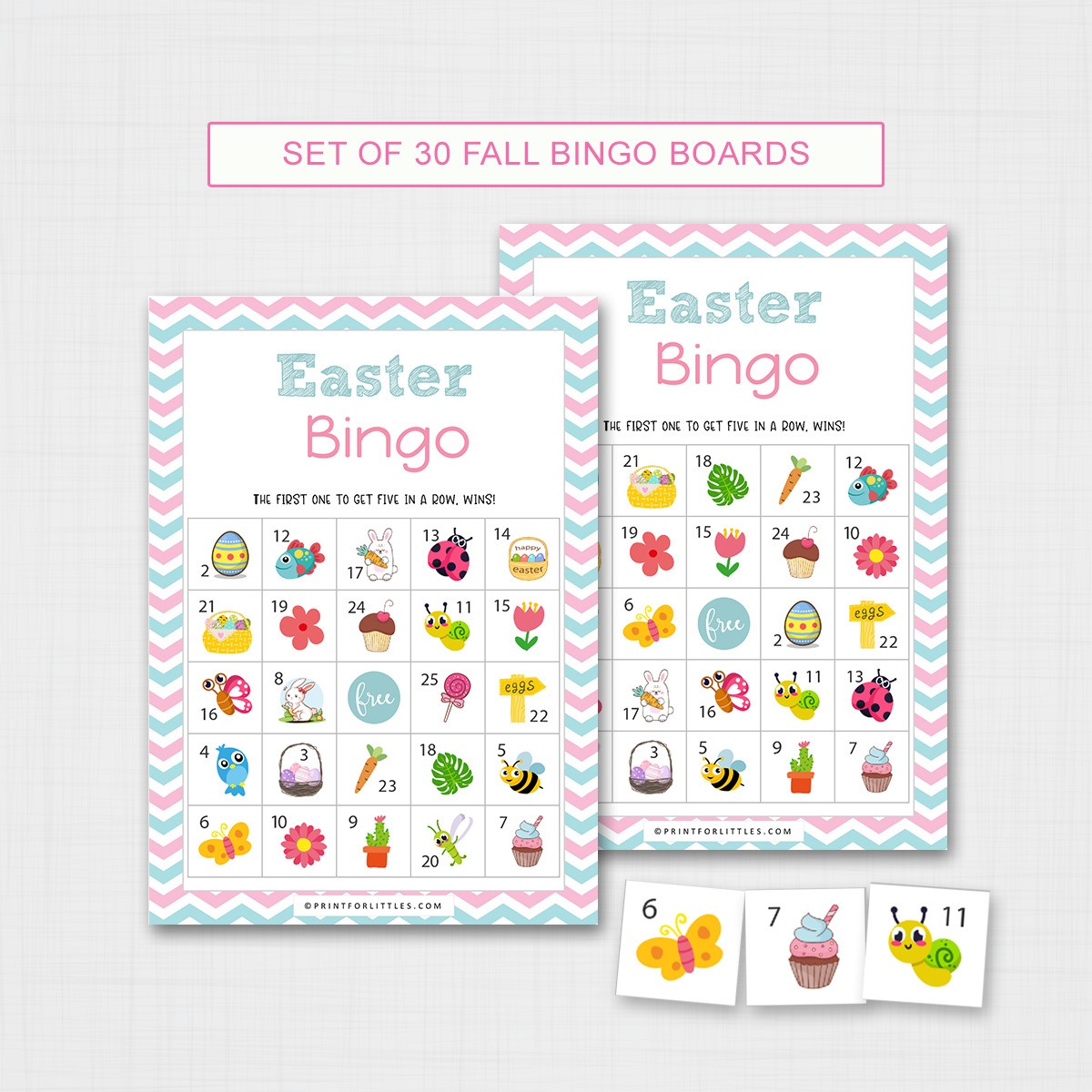 Printable Easter Bingo Game for Kids