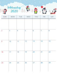 Free 2020 Planner Printable for Each Month