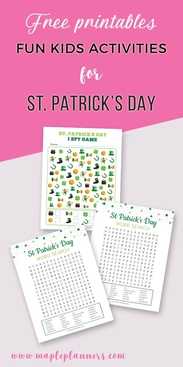 St Patrick's Day Fun Activities for Kids