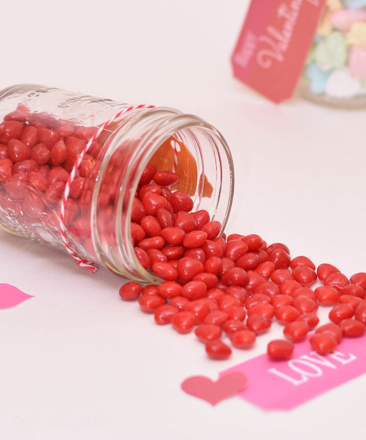 Happy Valentines Day DIY Mason Jar Gifts FREE Printables