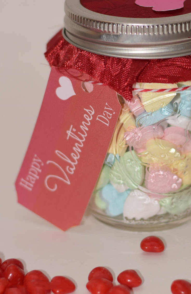 Happy Valentines Day DIY Mason Jar Gifts FREE Printables