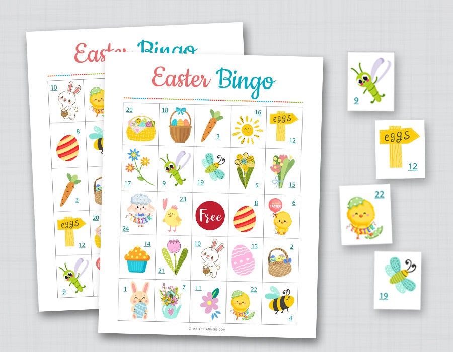 Easter Bingo Printable