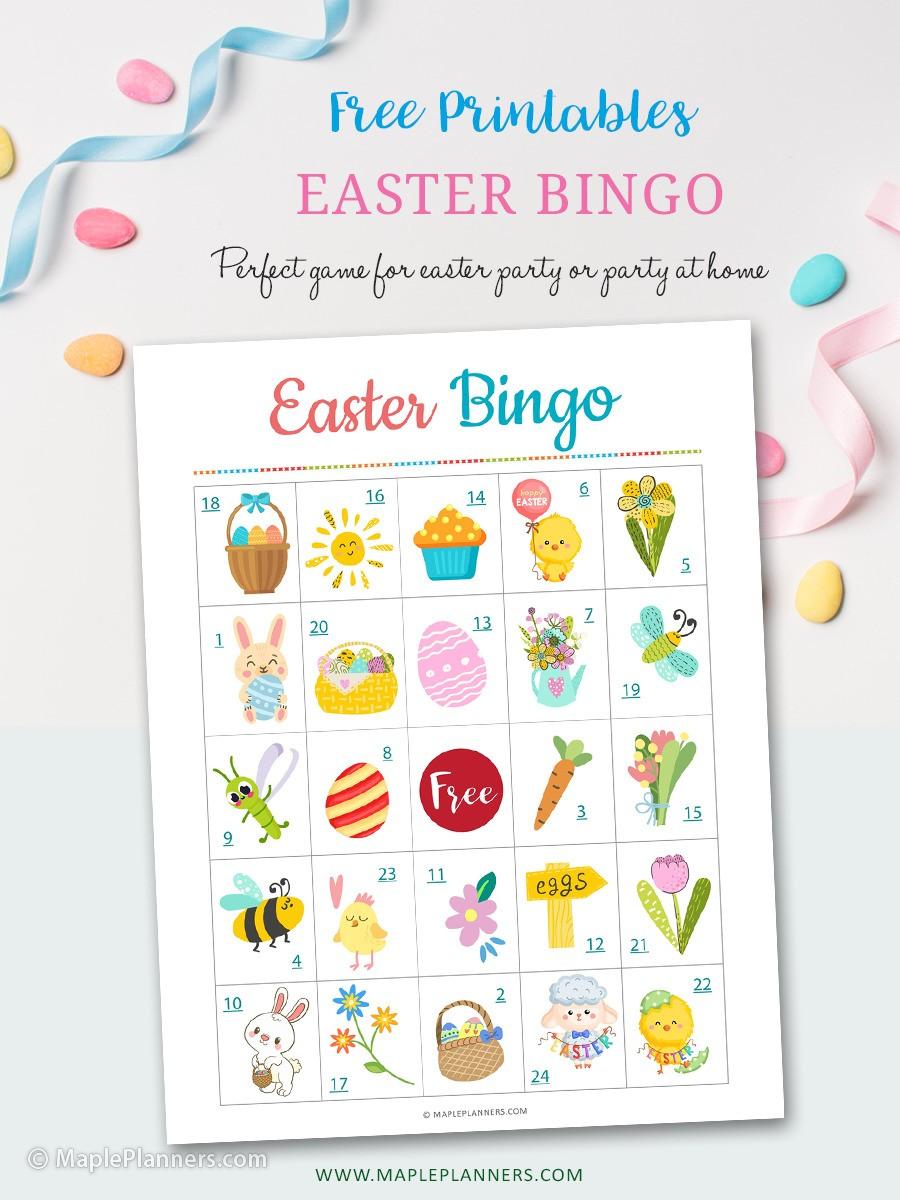 Free Easter Bingo Game Printable