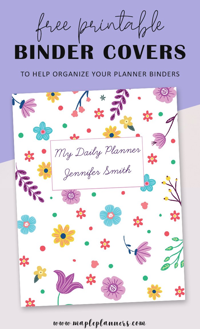 Free Printable Planner Binder Covers Free Printable Planner Binder Covers