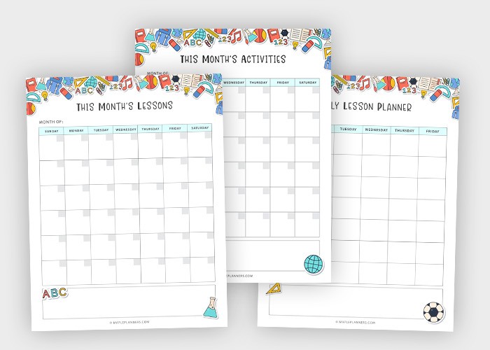 Free Homeschool Planner Printable