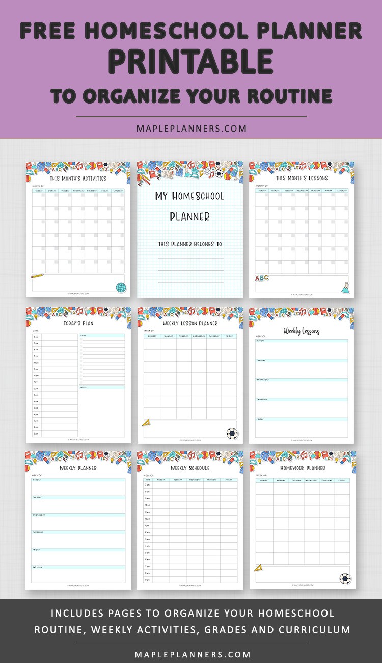 Printable Homeschool Planner