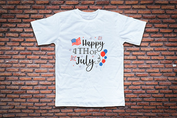 Happy 4th of July SVG cut files to custom design tshirts for 4th July celebrations using Cricut Cutting Machine